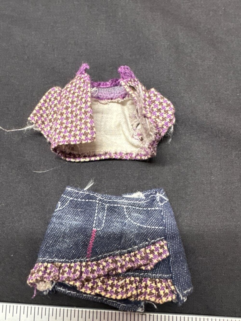 Barbie Doll My Scene Fashion Fever Hillary Duff Houndstooth Cardigan Outfit